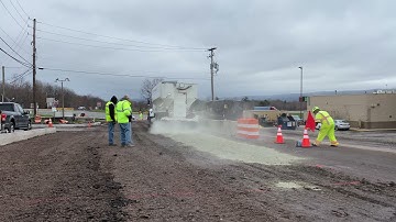 Site Spreader on Cement Stabilization Project
