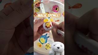 DIY SpongeBob Water Art! 😱🌊 #Shorts