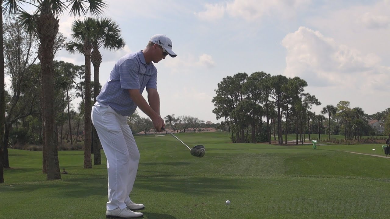 top gun JOHN SENDEN - 2014 DRIVER GOLF SWING REGULAR & SLOW MOTION 1080p HD
