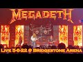 MEGADETH Live @ Bridgestone Arena FULL CONCERT 5-6-22 Metal Tour Of The Year Nashville TN 60fps