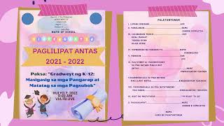 KINDERGARTEN MOVING UP PROGRAM | MOVING UP PROGRAM | TEMPLATE | DOWNLOADABLE