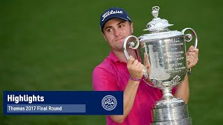 Every Shot from Justin Thomas' Winning 4th Round | PGA Championship 2017