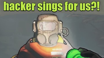 Found myself in the crew of a hacker! While joining random Lethal Company crews ..