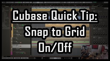Cubase Quick Tip - Snap to Grid On & Off