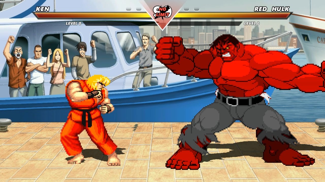 KEN vs RED HULK - Highest Level Awesome Fight! - YouTube