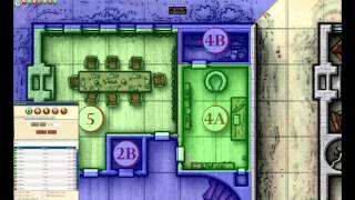 Building the Death House map out for D20PRO Shadowcasting Fog of War