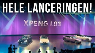 ALT om den nye Xpeng L03: Officiel Launch Event (Juli 2026)