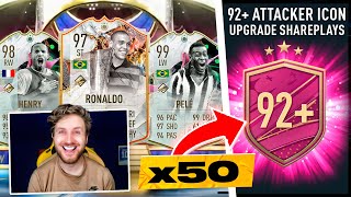 FIFA 23 50 x 92+ Icon Attacker Upgrade Packs!