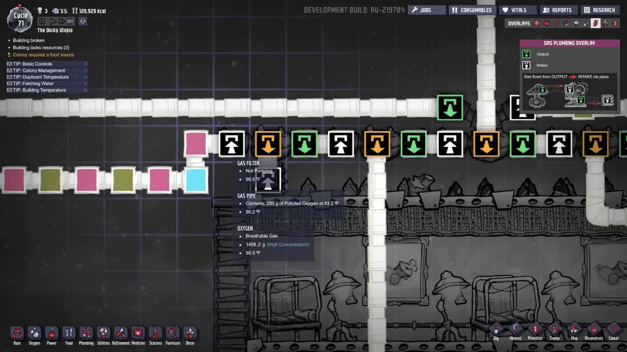 oxygen not included gas filtration YouTube