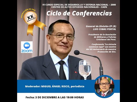 Conferencia 4 General de División EP (r)  Luis Cubas Portal