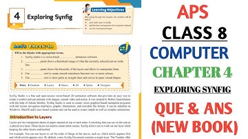 army public school class 8 Computer| Live Wire | Chapter 4  EXPLORING SYNFIG  |   @nksclasses