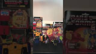 Transformers G1 collection. Japanese, monstructor, punch, soundwave, counterpunch, blaster & gnaw