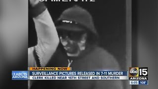Surveillance pictures release in 7-Eleven murder