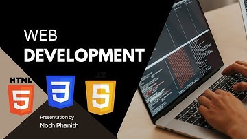 6 Build Portfolio Website with HTML | ចាប់ផ្តើមកូដបង្កើត Website ដោយ HTML CSS JavaScript ថ្ងៃនេះ!