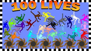 Download lagu 100 LIVES - Colour Stickmen Survival