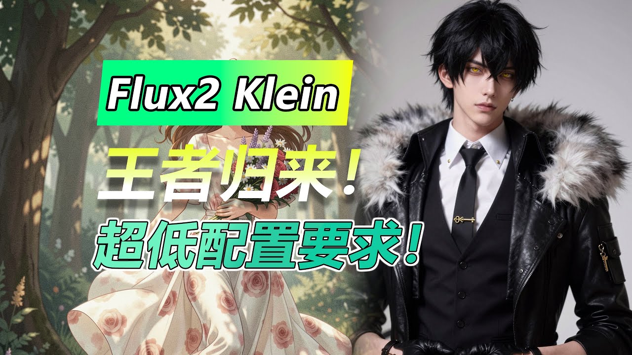 Flux2 Klein实测（The King is Back! Flux 2 Klein Review: Better Anime Style than Qwen, 1s Generation!）