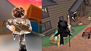 SWEATY MM2 GAMEPLAY (CRAZY TRICKSHOTS)
