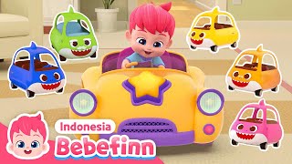 Bayi Mobil bum bum, brum brum | Lagu Anak | Bebefinn Bahasa Indonesia