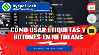 ETIQUETAS y BOTONES en NetBeans ✅ OCULTAR un JLabel en Java Netbeans | Java tutorial for beginners