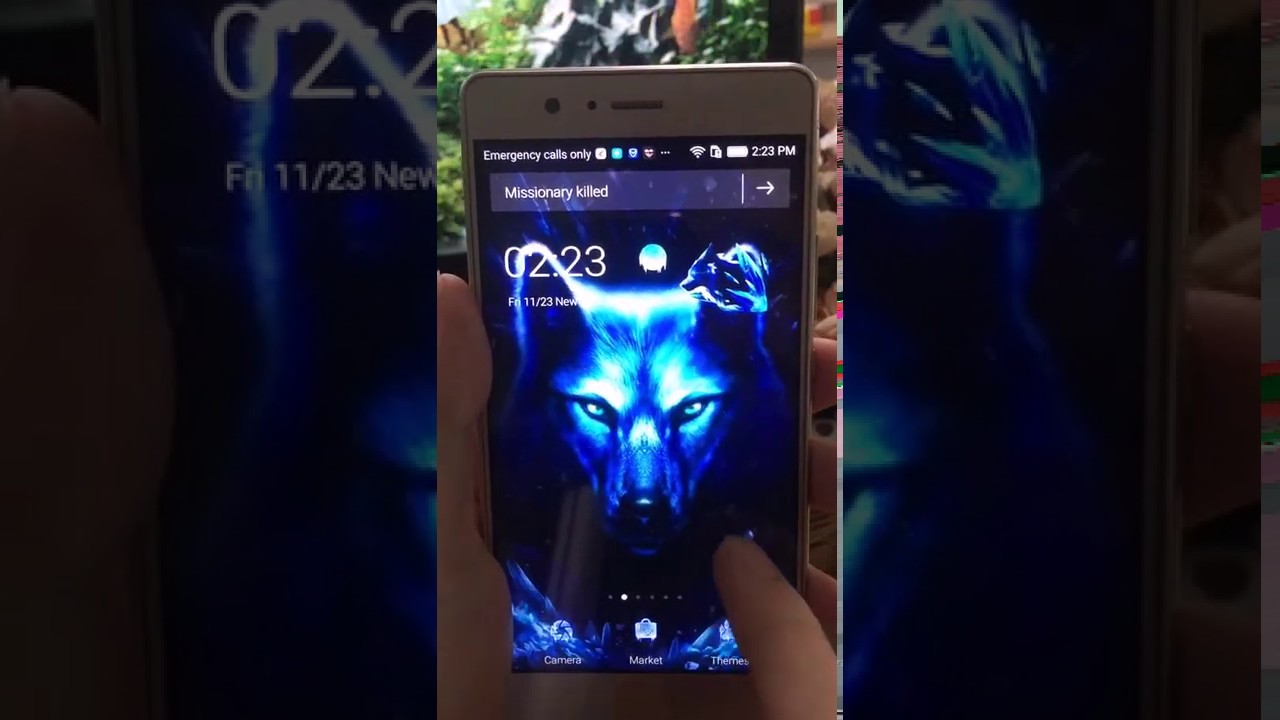 3D Ice Wolf Theme 3ds