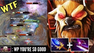 EPIC!! Carry Earthshaker Team Wipe Echo Slam vs PRO Invoker Crazy C...