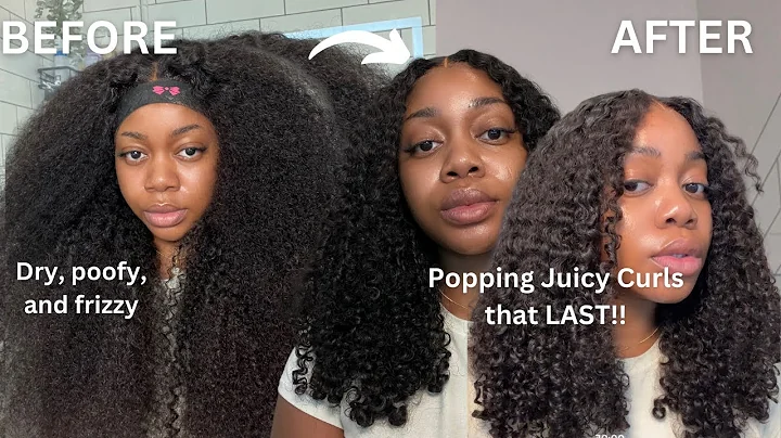 How to: DEFINED, FRIZZ FREE, LONG LASTING KINKY CURLY HAIR ft CurlyMe Hair