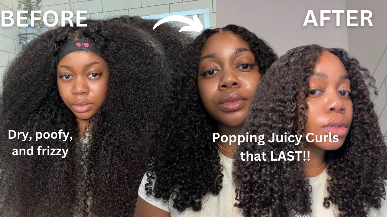 How to: DEFINED, FRIZZ FREE, LONG LASTING KINKY CURLY HAIR ft CurlyMe Hair