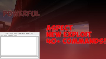 ROBLOX ASPECT EXPLOIT POWERFUL 40+ CMDS FREE