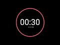 30 Second Countdown Timer IPhone Timer Style 