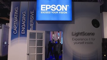 Epson LightScene Accent Lighting Laser Projectors at Digital Signage Expo 2018