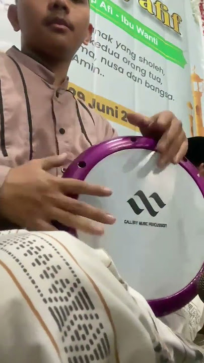 Birosulillahi wal badawi versi darbuka #darbukacover #azzahir #habibzaidan #abahgurusekumpul #shorts