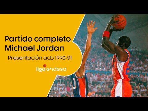 MICHAEL JORDAN en ACB: presentación 1990-91 | PARTIDO COMPLETO