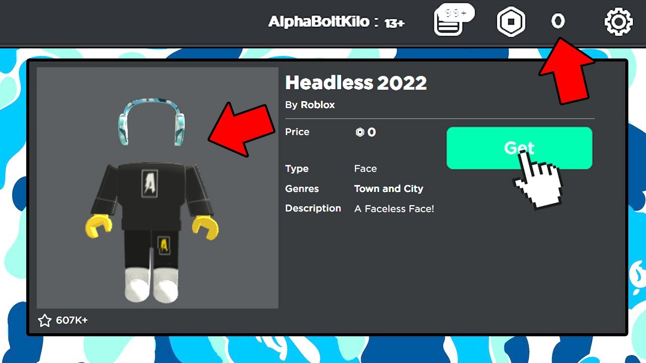 HOW TO GET HEADLESS HEAD FOR FREE OCTOBER 2021 (ROBLOX) 