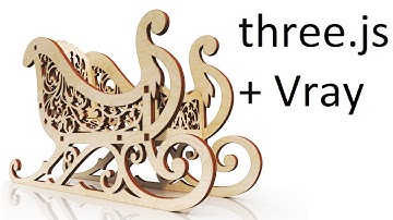 Photorealistic rendering three.js scenes with Vray