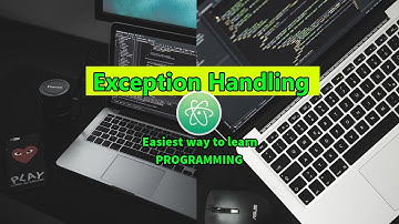 Exception Handling Easiest Way To Learn C With Atom Editor In Windows 10 #94 ►▼◄