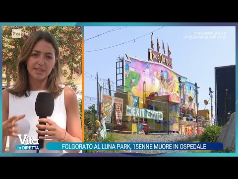 Video Tragedia al luna park di Spotorno: 15enne morto folgorato - Vita in diretta 17/07/2026