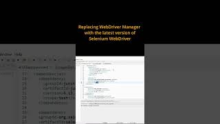 Replacing WebDriver Manager by Selenium WebDriver Latest Version #shorts