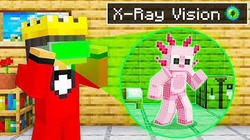Using X RAY VISION To Cheat In Minecraft!