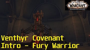 Venthyr Intro Playthrough | Fury Warrior | Beta WoW Shadowlands