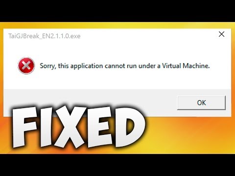 Sorry this application cannot run under a virtual machine что делать. Смотреть фото Sorry this application cannot run under a virtual machine что делать. Смотреть картинку Sorry this application cannot run under a virtual machine что делать. Картинка про Sorry this application cannot run under a virtual machine что делать. Фото Sorry this application cannot run under a virtual machine что делать