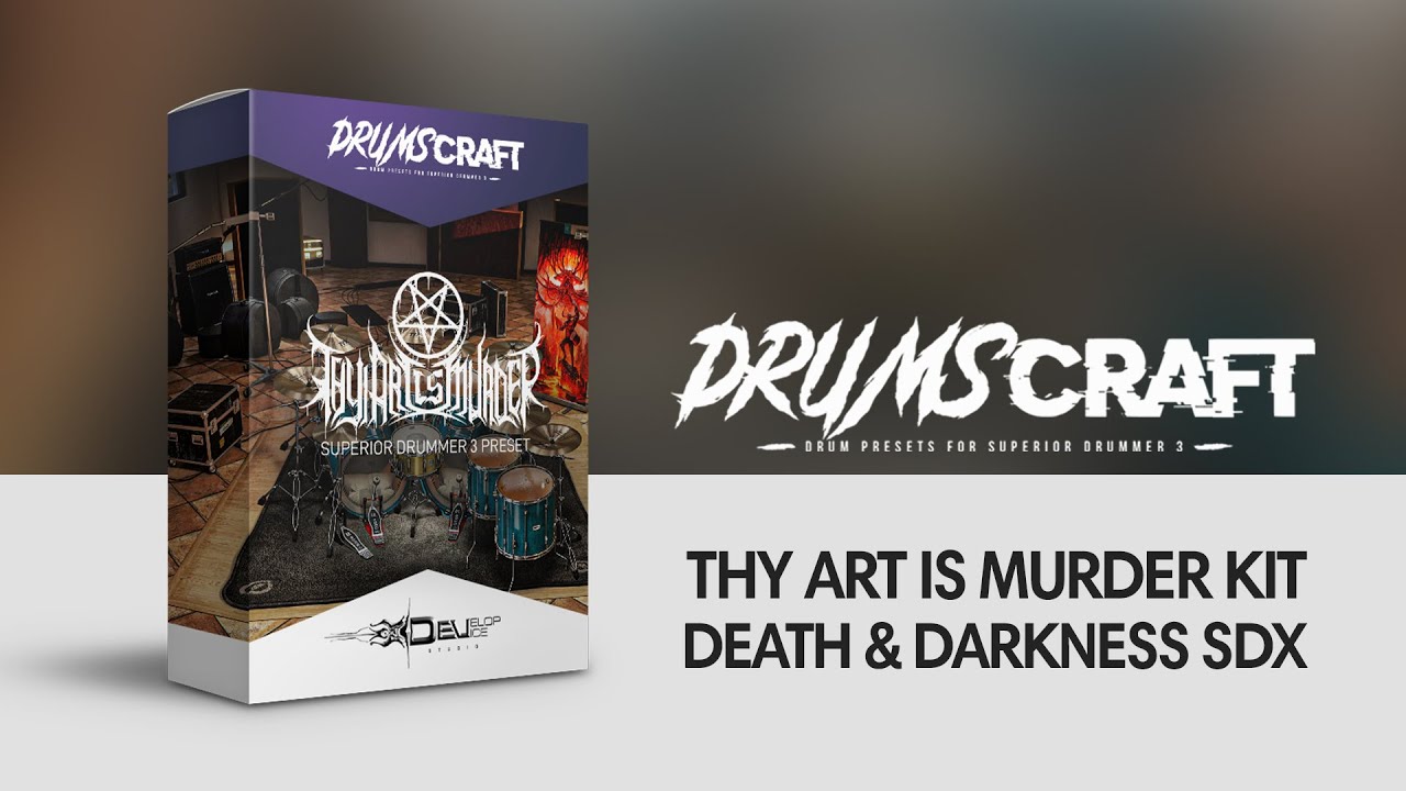 Superior Drummer 3 Preset Bundle for Death & Darkness SDX - 25 Presets