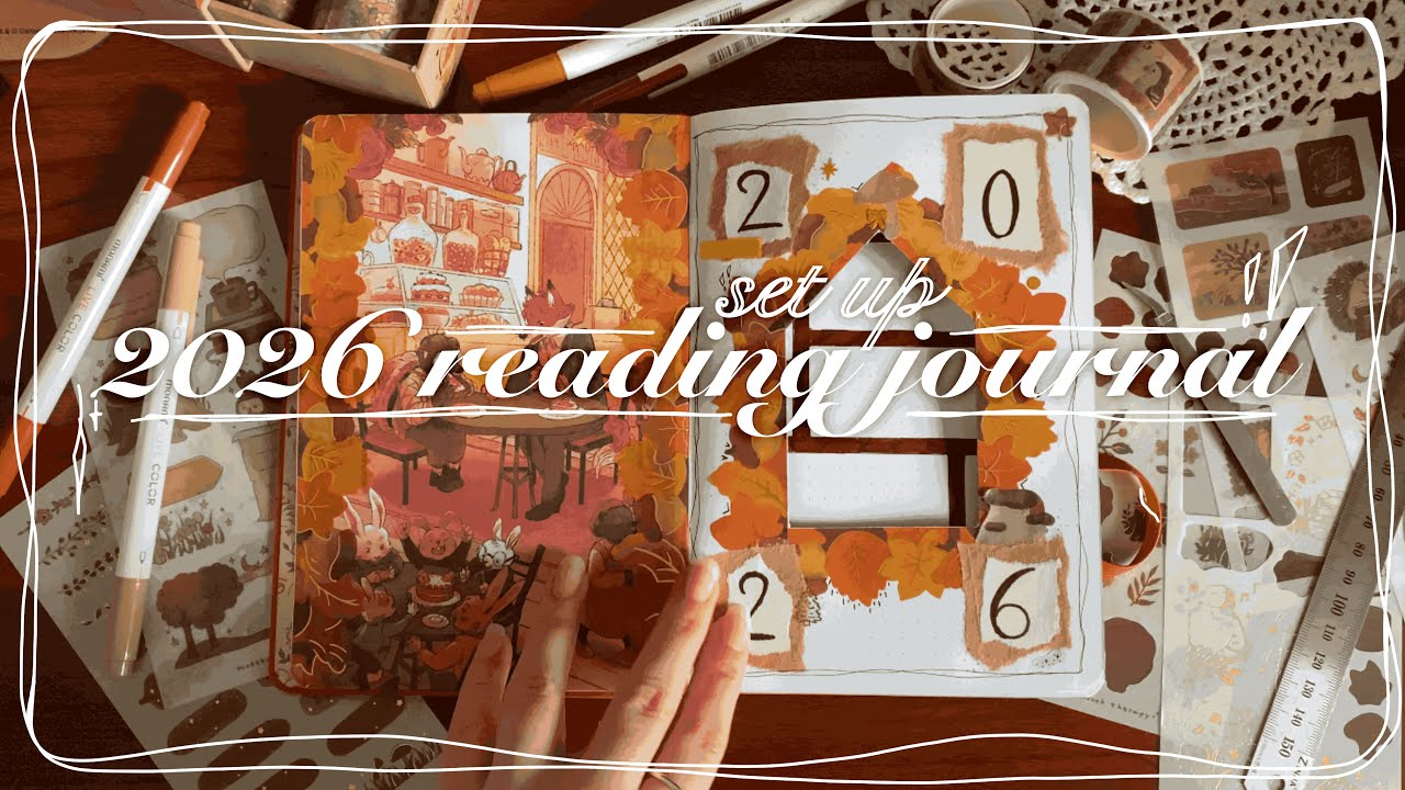 [JOURNALING] my 2026 reading journal set up...