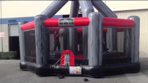 Wrecking Ball inflatable game by Cindys Jumpers 562-841-7719