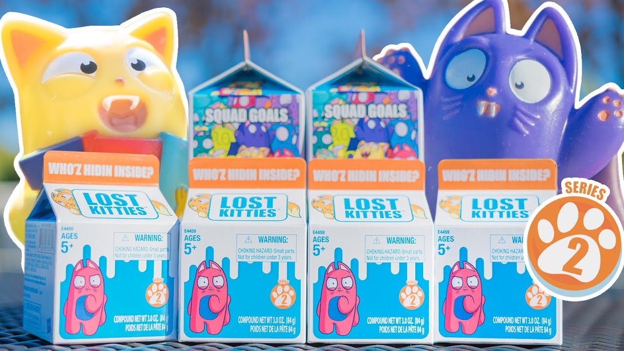 New Hasbro Lost Kitties cats mini toy figures Series 2 Boops