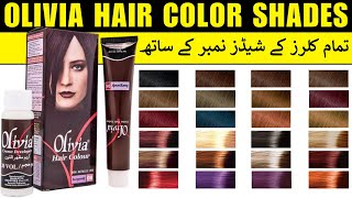 Olivia Hair Color Shades With Numbers In Stan