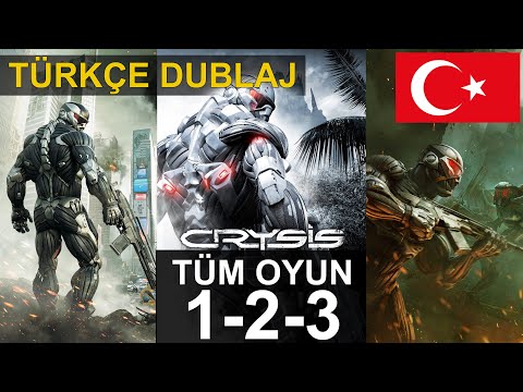 Crysis Trilogy Türkçe Dublaj 1-2-3 Tüm Oyun Full Game Longplay Yorumsuz No Commentary