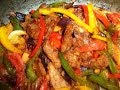 Mild Spicy and Sweet Beef Stir-Fry (Peppered Beef)