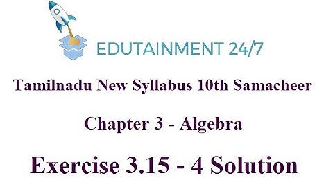 10th std Maths|Exercise 3.15 - 4|Graph of Variation|Algebra|TN Samacheer Syllabus 2020|Ex 3.15|Sum 4