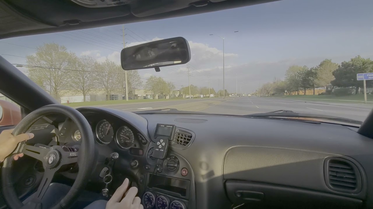 FD RX7 GT40R Single Turbo with HKS Exhaust