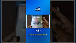 Unboxing Bluray - Deadpool Bluray Disc #Deadpool #Marvel #bluraycollection #bluray #reels #shorts